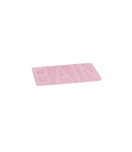 Tapis de Bain Microfibre Relief 45x75cm Rose