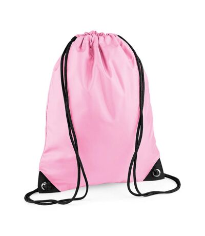 Sac à cordon premium taille unique rose classique Bagbase