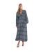 Robe Mi-longue Manches Style Flûte Motif/style Dessin Femme Noir Nobody´s Child-4
