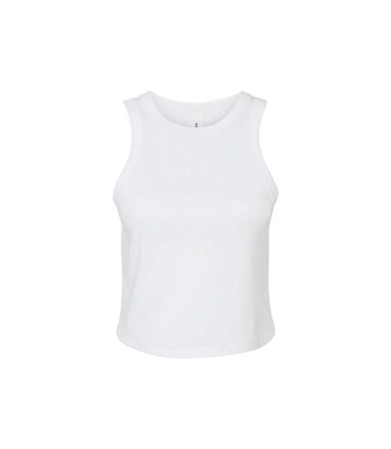 Bella + Canvas Womens/Ladies Micro-Rib Racer Tank Top (Solid White) - UTPC6974