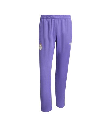 Pantalon De Survêtement Motif/style Real Madrid Cf Homme Violet Adidas