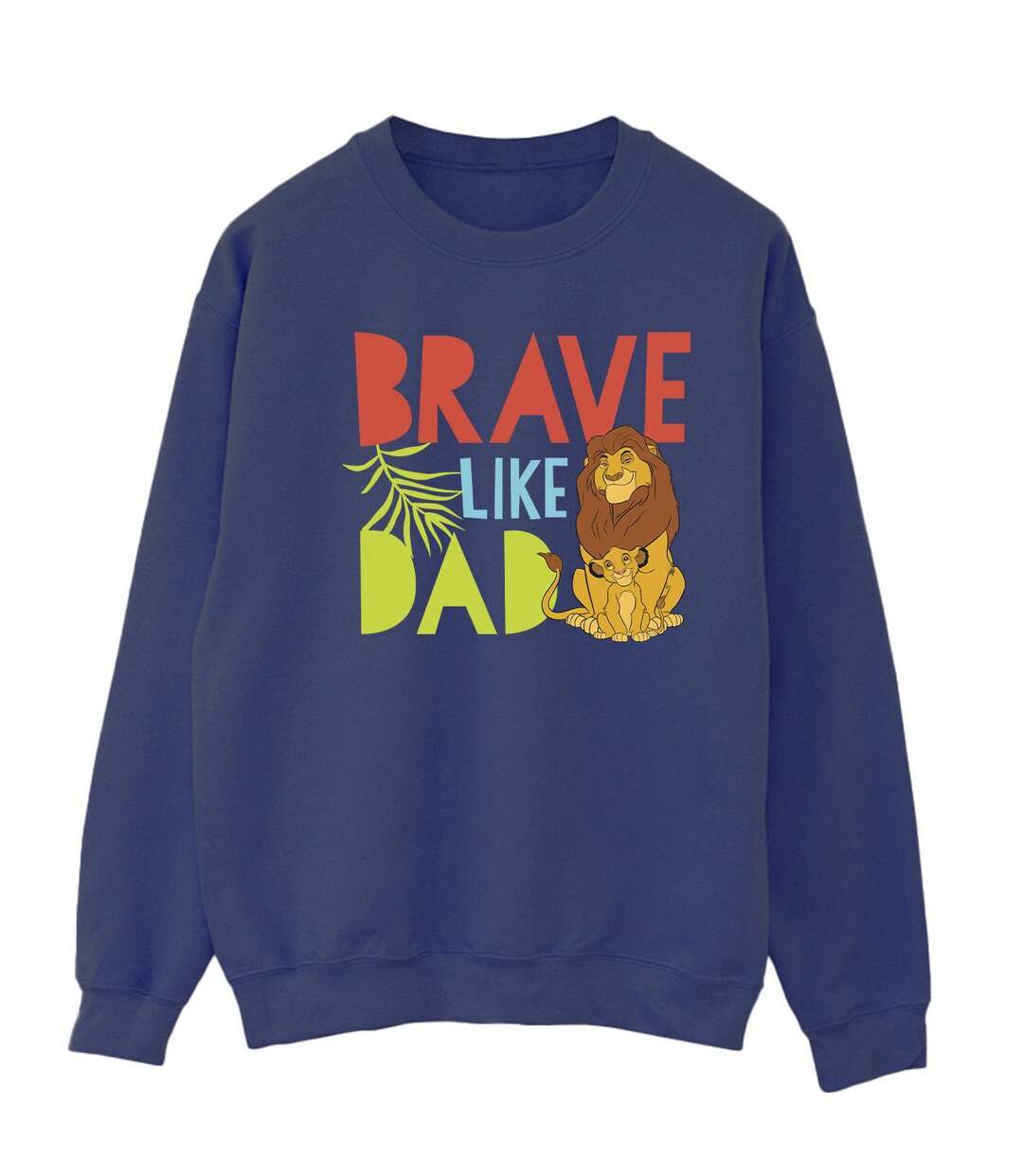 Disney Sweat Womens/Ladies The Lion King Brave Like Dad (Bleu marine) - UTBI22422-1
