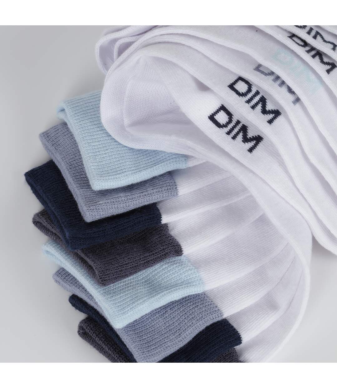 Lot de 4 paires de chaussettes coton peigné EcoDim-3