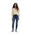 Womens/ladies High Rise Skinny Jeans Chelsea Carbon Levis-1