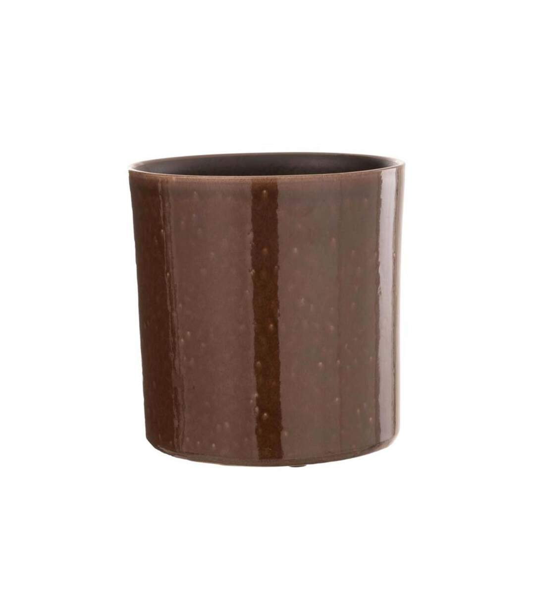 Cache-Pot en Céramique Design Flek 20cm Marron