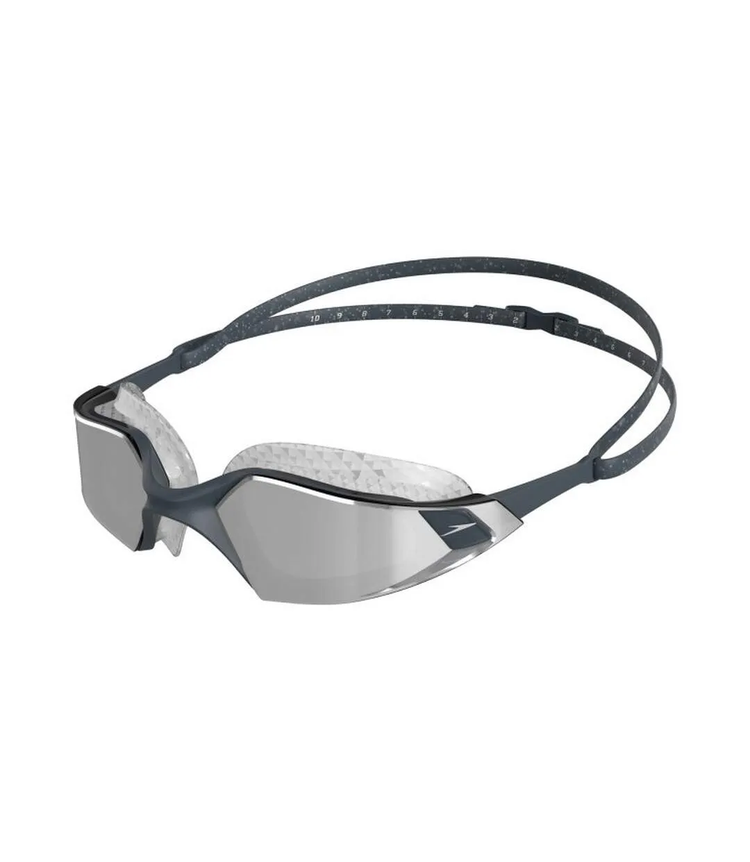 Lunettes De Natation Motif/style Miroir Aquapulse Pro Gris Argent Speedo-1