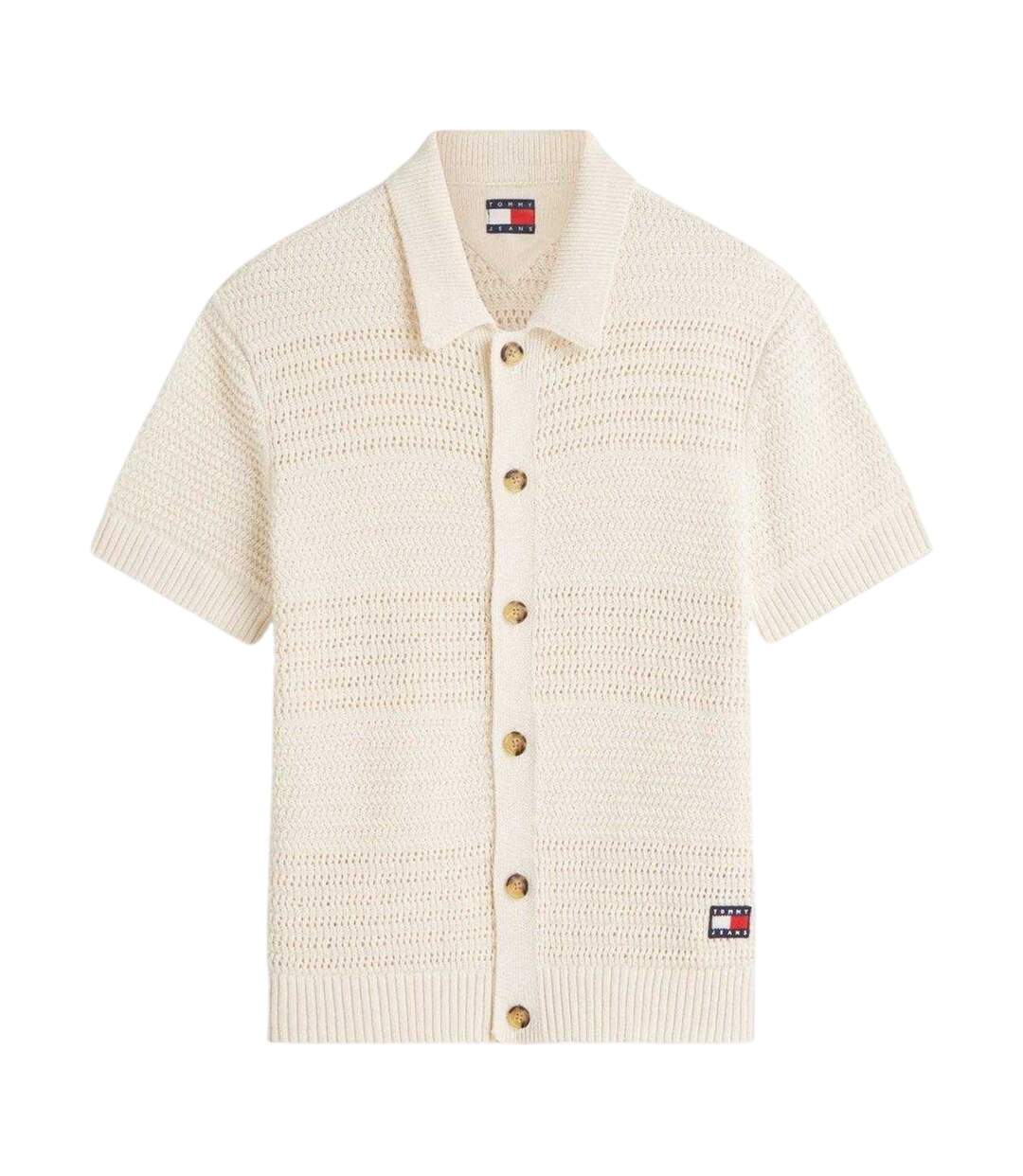 Mens Short-sleeved Shirt Calico Tommy Jeans-2