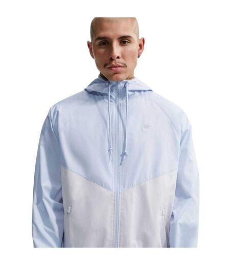 Mens Colour Block Windbreaker Blue Nike
