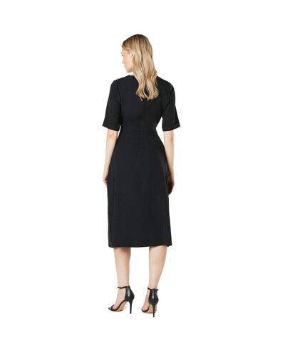 Womens/ladies utility midi dress black Principles