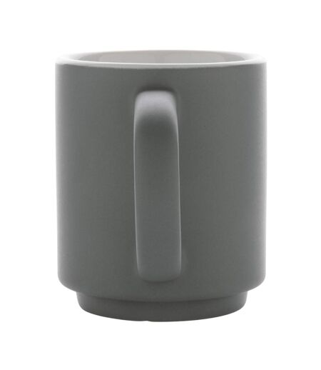 Stackable ceramic 180ml mug one size grey/white XD Collection
