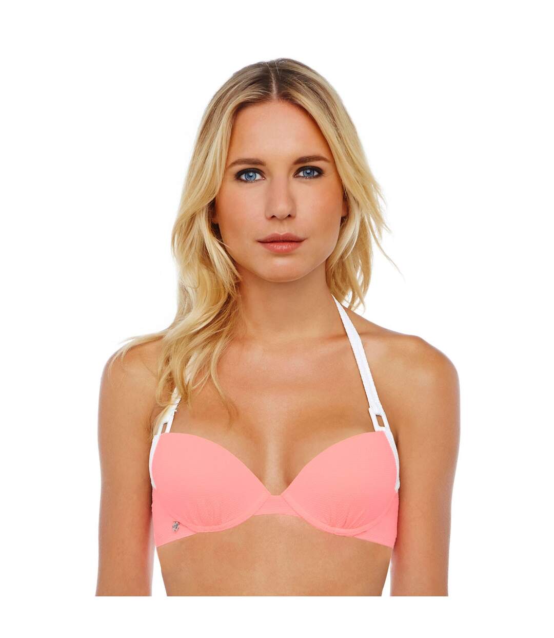 Haut de maillot push-up corail Yéyé by Brigitte Bardot-2