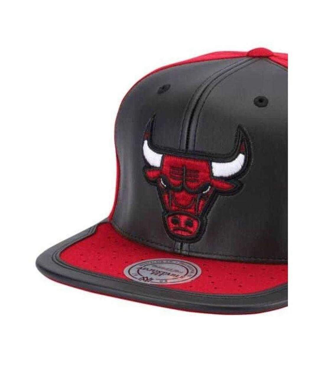 Casquette Ajustable Basket Ness Nba Day One Adulte Noir Rouge Mitchell & Ness-3