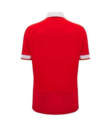 Womens/ladies 2024 Rugby Home Shirt Red White Wales RU