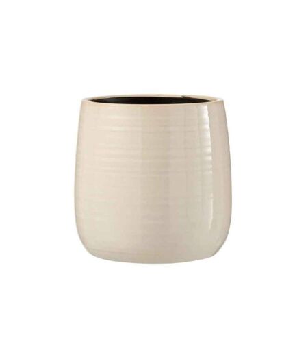 Cache-Pot en Céramique Uni 16cm Blanc