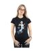 Disney Femmes/Les femmes Frozen 2 Elsa Nokk Silhouette T-Shirt coton (Noir) - UTBI21652-2