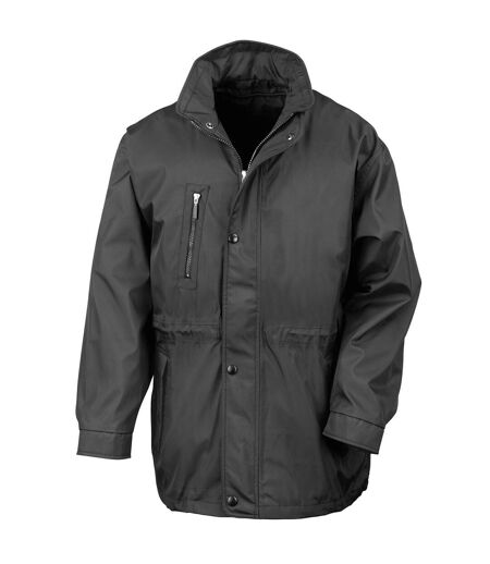 Mens city executive padded jacket black Result