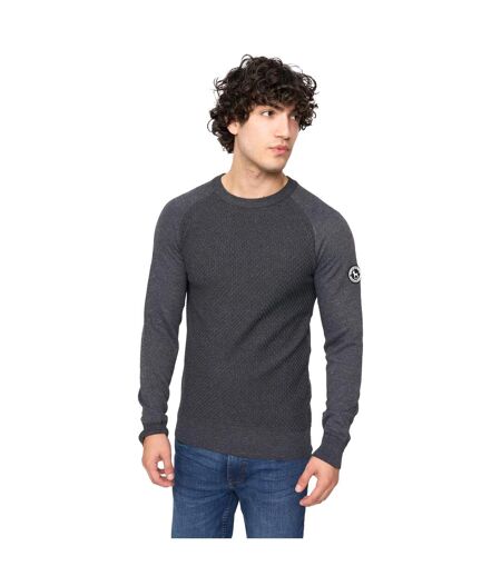 Pull crestfield homme noir chiné Bewley & Ritch