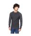 Pull crestfield homme noir chiné Bewley & Ritch