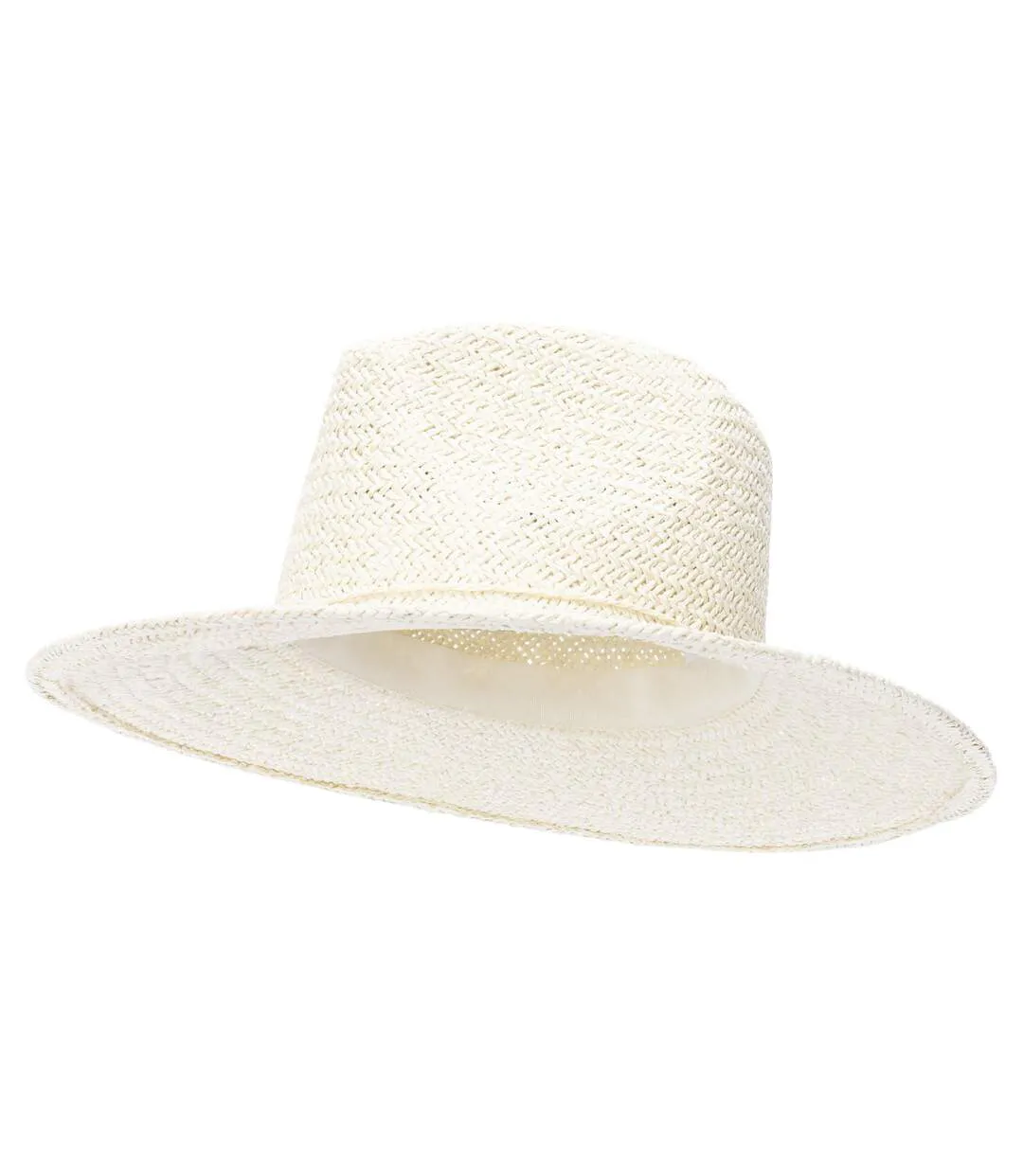 Womens/ladies Brielle Straw Hat Natural Trespass-3