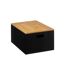 Lot de 3 Boîtes de Rangement Bava 34cm Noir-4