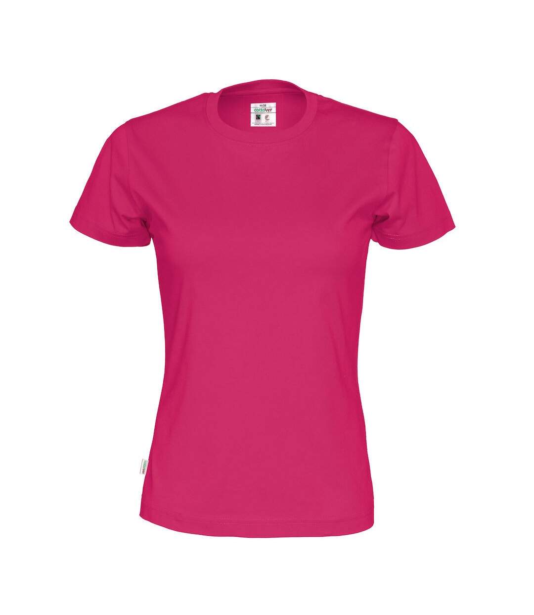 T-shirt femme cerise foncé Cottover-1