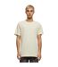T-shirt Basique À Col Rond Pour Hommes Sable Build Your Brand-1