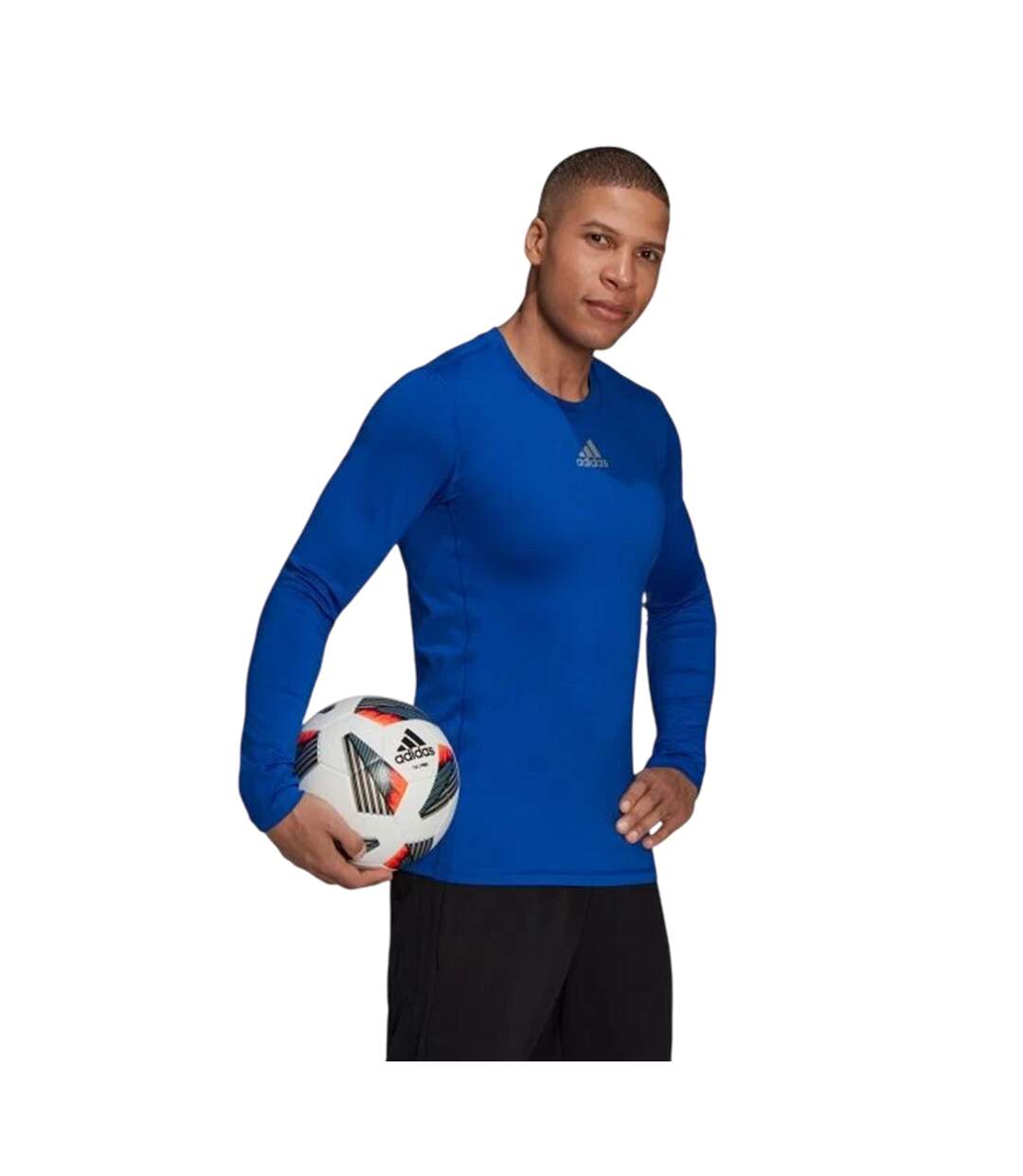 T-shirt Manches Longues Homme Bleu Adidas-1