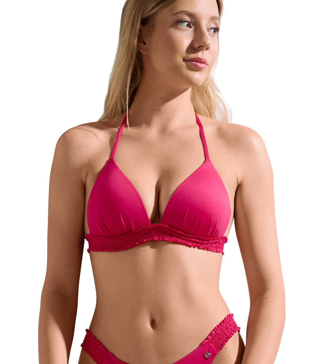 Haut maillot de bain triangle push-up Las Vegas Lisca-1