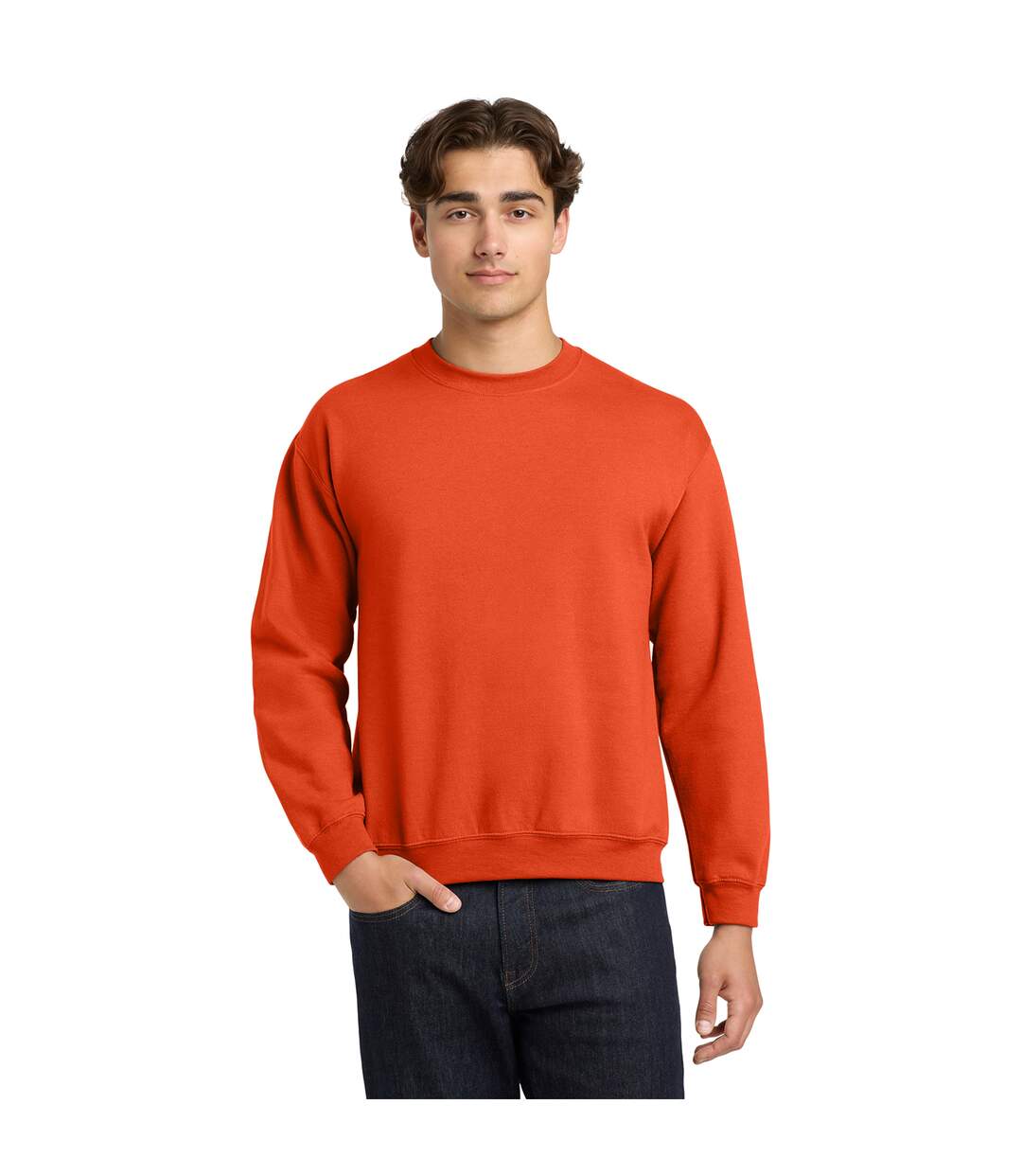Sweat Adulte Orange Gildan-1