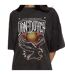 T-shirt femme oversize col rond lava dye print devant Road Vondutch-2