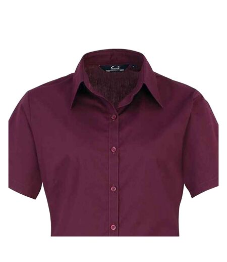 Blouse femme aubergine Premier