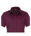 Blouse femme aubergine Premier-2