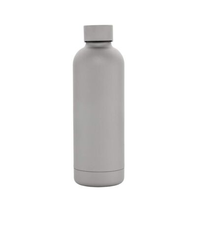 Impact recycled stainless steel vacuum insulated 500ml water bottle one size silver XD Collection