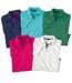 Pack of 5 Men's Summer Polo Shirts