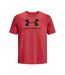 T-shirt Rouge Homme Under Armour Logo