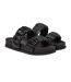 Claquettes Motif/style Ruché Femme Noir Armani Exchange-1