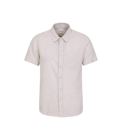 Mountain Warehouse Mens Lowe Linen Blend Shirt (Beige)