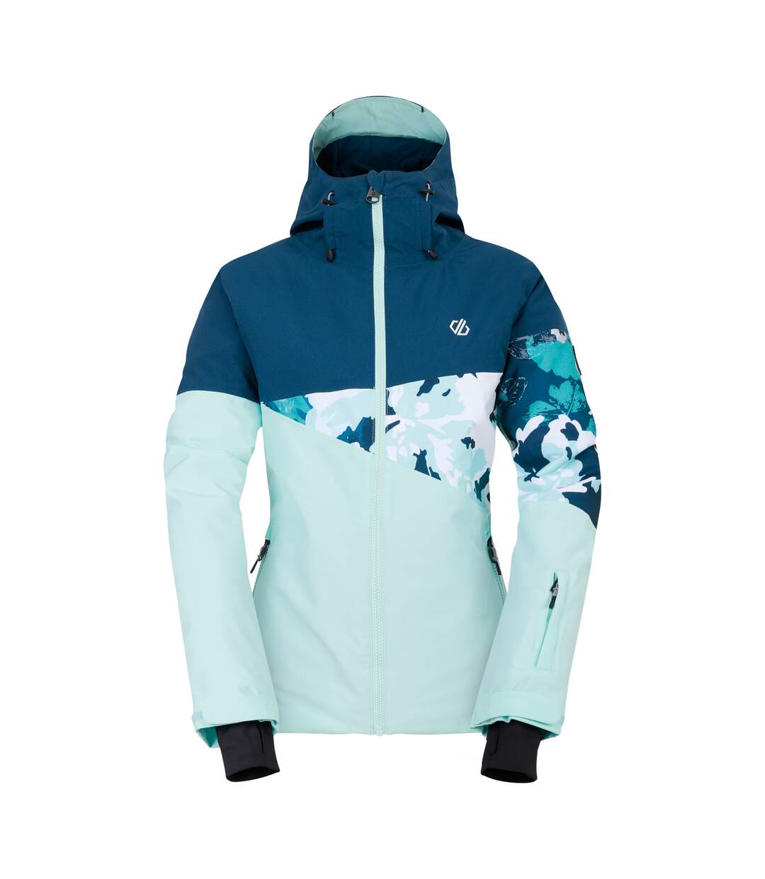 Blouson De Ski Femme Denim Sombre Turquoise Pâle Dare 2B-1