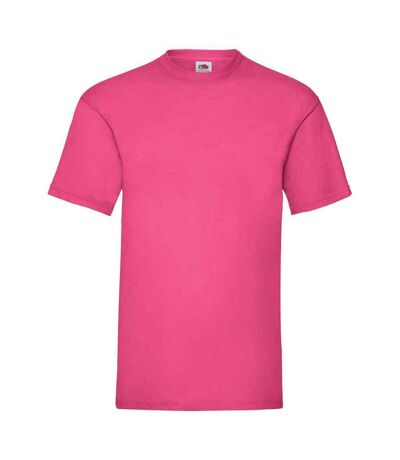 Mens valueweight t-shirt fuchsia Fruit of the Loom