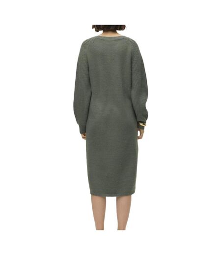 Robe pull verte femme vero moda enya