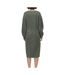 Robe pull verte femme vero moda enya-2