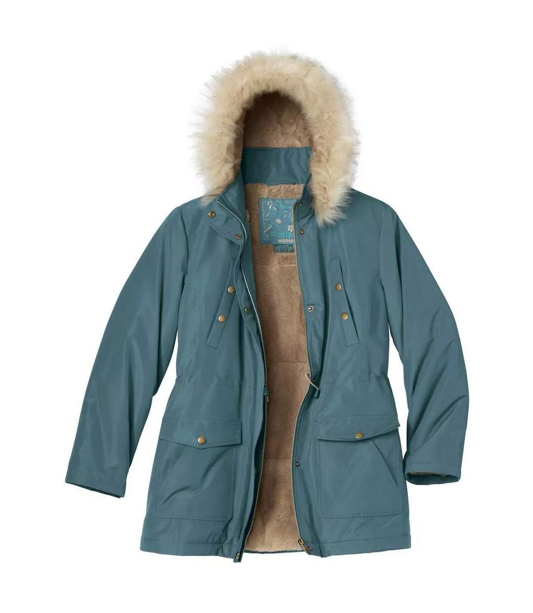 Parka femme bleu canard Atlas for Women-1