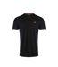 Mens logo natural cotton t-shirt black Weird Fish