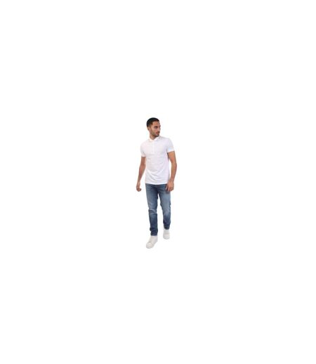 Polo Manches Courtes Motif/style Logo Tonal Homme Blanc Cassé Boss
