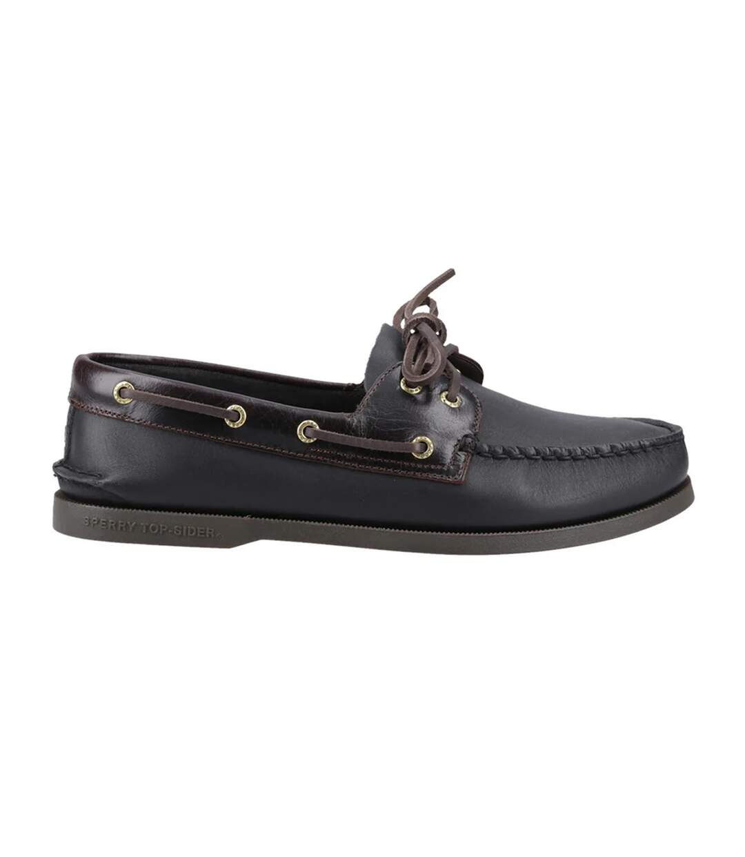 Chaussures Bateau Authentic Homme Grenat Noir Sperry-4