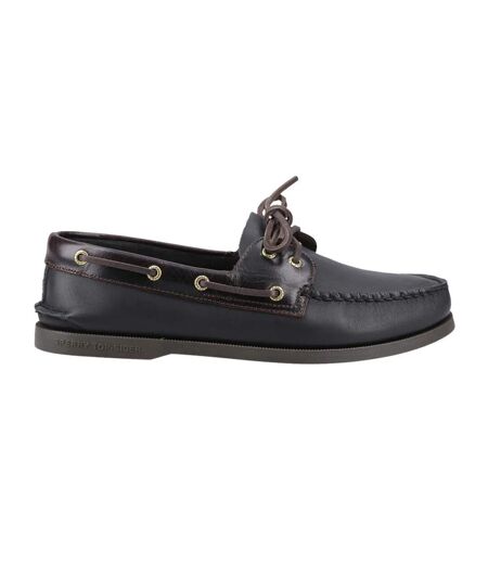 Chaussures Bateau Authentic Homme Grenat Noir Sperry