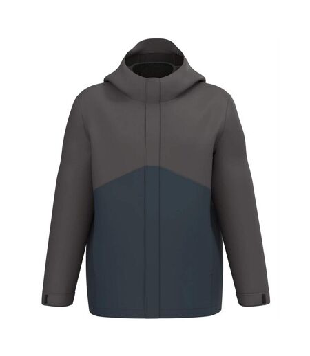 Parka Motif/style 3-en-1 Adulte Bleu Marine Gris Foncé Kariban