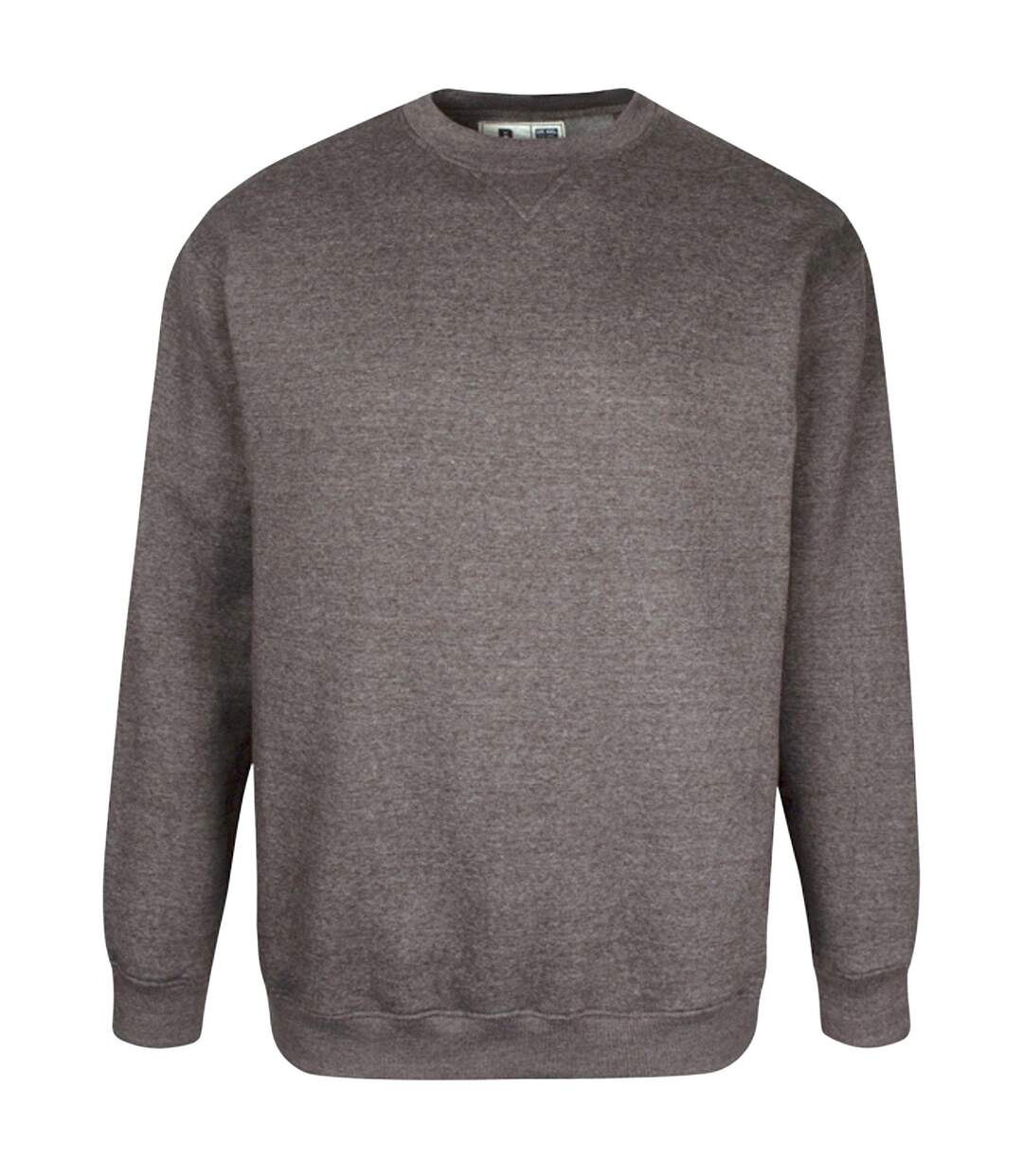 Duke Mens Rockford Kingsize Sweat Crew Neck Jumper (Grey) - UTDC105-1
