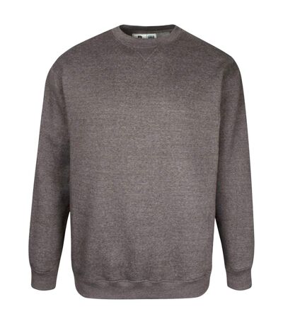 Duke Mens Rockford Kingsize Sweat Crew Neck Jumper (Grey) - UTDC105