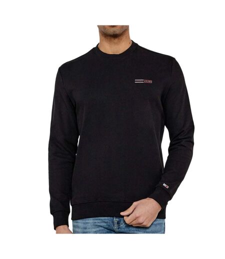 Sweat noir homme tommy hilfiger entry graphi - l